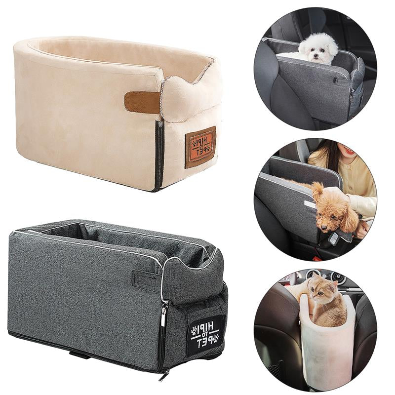 Universal Armrest Nonslip Small Pet Seat And Carrier Bag For Safe And Comfortable Drives