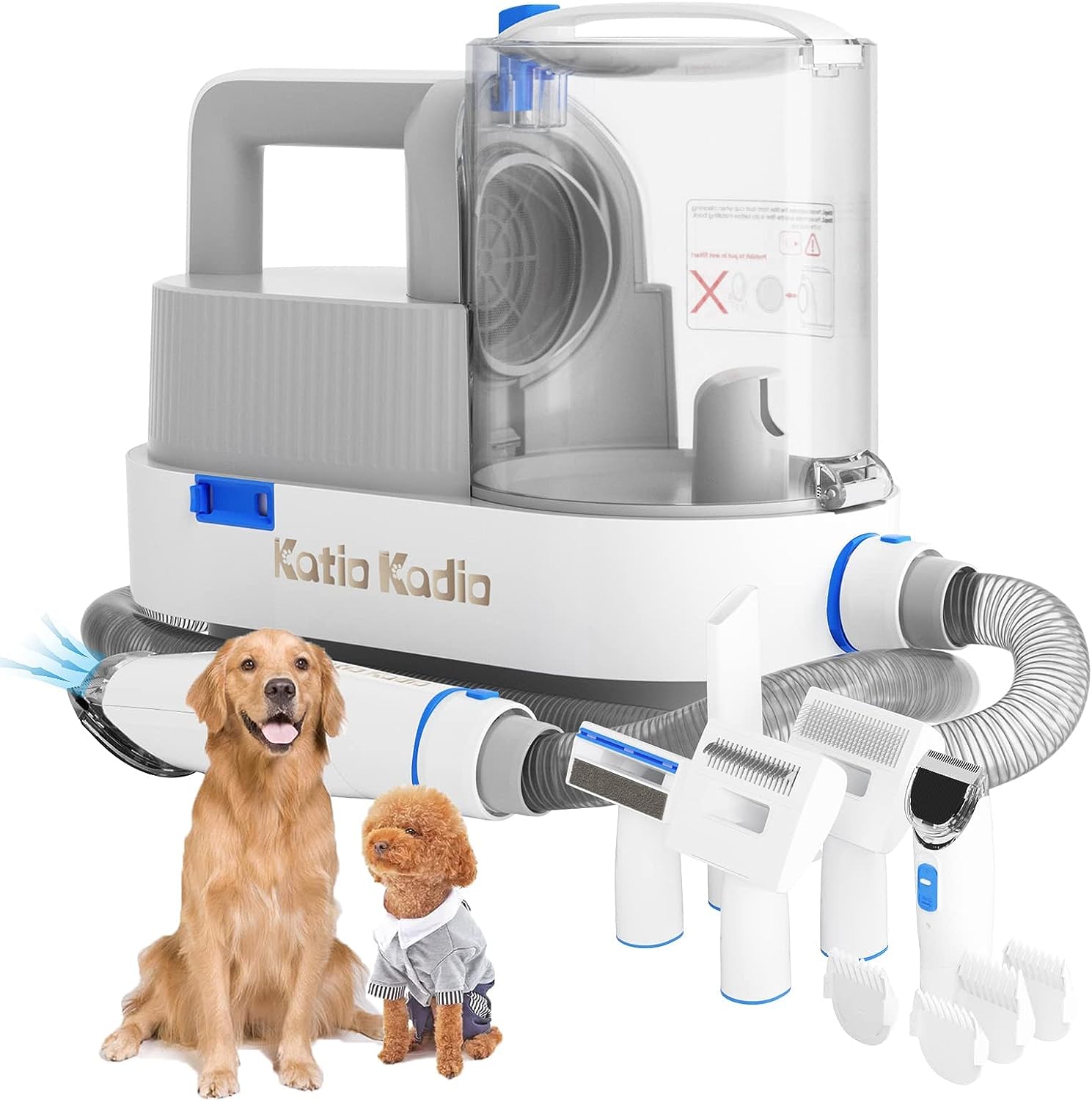 5 In 1 Low Noise Dog Grooming Kit For Clean And Relaxed Living